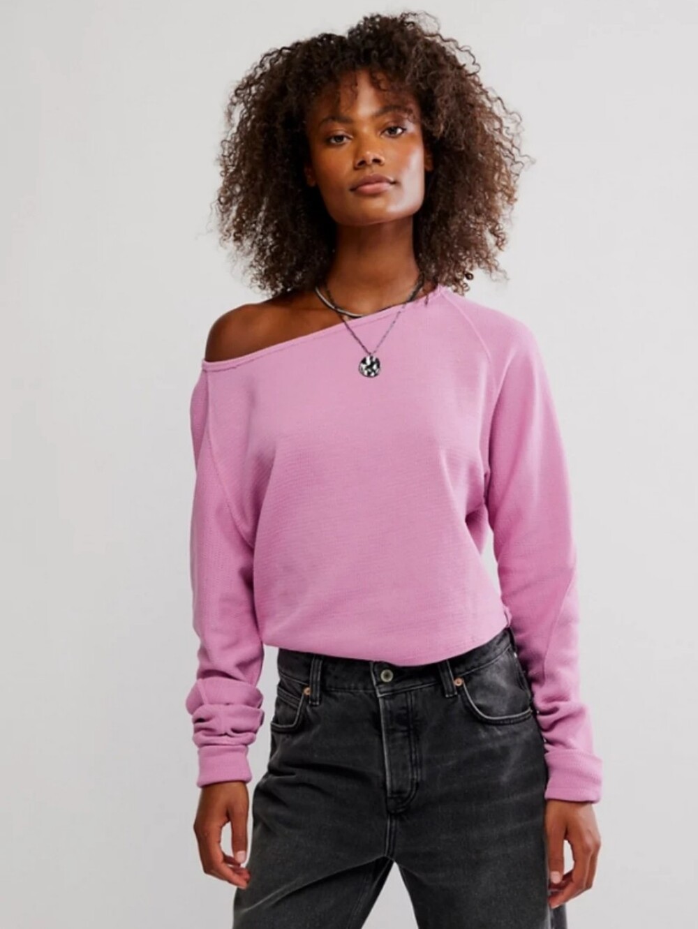 We The Free Jess Long Sleeve Top - Orchid